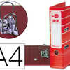 CLASSEUR LEVIER LIDERPAPEL A4 FILING SYSTEM CARTON REMBORDÉ 1,9MM DOS 75MM RADO COMPRESSEUR MÉTAL ROUGE CLASSEUR LEVIER LIDERPAPEL A4 FILING SYSTEM CARTON REMBORDÉ 1,9MM DOS 75MM RADO COMPRESSEUR MÉTAL ROUGE