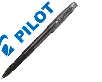 stylo-bille-pilot-super-grip-g-cap-pointe-fine-coloris-noir