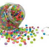 PERLE PLASTIQUE LETTRES TRANSP ARENTES BOCAL 1200 UNITAS PERLE PLASTIQUE LETTRES TRANSP ARENTES BOCAL 1200 UNITAS