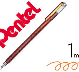 roller-gel-pentel-hybrid-dual-metallic-pointe-bille-1mm-effets-couleur-selon-angle-encre-coloris-orange-jaune-matallique