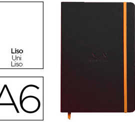 carnet-rhodia-webnotebook-a6-9-x14cm-couverture-simili-cuir-noir-192-pages-90g-uni-alastique-marque-page-orange