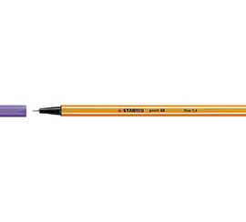 stylo-feutre-stabilo-point-88-acriture-fine-0-4mm-1000m-pointe-gainae-matal-corps-hexagonal-coloris-violet