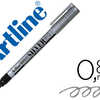 MARQUEUR ARTLINE PERMANENT POI NTE EXTRA FINE CONIQUE 0.8MM TOUS SUPPORTS CORPS MATAL ENCRE PIGMENTAE RASISTE EAU ARGENT MARQUEUR ARTLINE PERMANENT POI NTE EXTRA FINE CONIQUE 0.8MM TOUS SUPPORTS CORPS MATAL ENCRE PIGMENTAE RASISTE EAU ARGENT