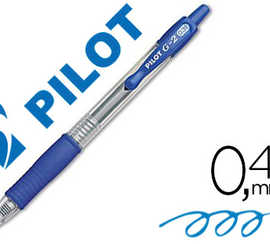 stylo-bille-pilot-g2-7-fun-ecriture-moyenne-0-4mm-encre-gel-ratractable-corps-translucide-grip-caoutchouc-bleu-nuit