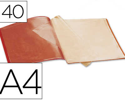 protege-documents-liderpapel-p-olypropylene-couverture-flexible-40-pochettes-fixes-a4-210x297mm-rouge-opaque