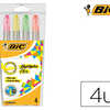 SURLIGNEUR BIC FLEX GRIP CAOUT CHOUC POINTE PINCEAU SOUPLE 2 LARGEURS DE TRAIT COLORIS ASSORTIS FUN 4 UNITAS SURLIGNEUR BIC FLEX GRIP CAOUT CHOUC POINTE PINCEAU SOUPLE 2 LARGEURS DE TRAIT COLORIS ASSORTIS FUN 4 UNITAS