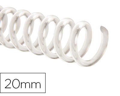 spirale-q-connect-plastique-tr-ansparent-32-5-1-160f-calibre-2mm-diametre-20mm-bo-te-100-unitas