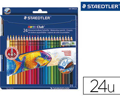 crayon-couleur-staedtler-noris-club-aquarell-mine-3mm-abs-anti-casse-pinceau-inclus-coloris-vifs-atui-carton-24-unitas