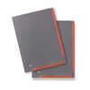 SOUS-DOSSIER ELBA KRAFT BUSINESS 240G 6 ONGLETS TIROIR/ARMOIRE DOUBLE ENTRÉE COLORIS GRIS SACHET 5 UNITÉS