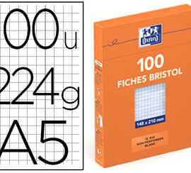 fiche-bristol-oxford-224g-148x-210mm-non-perforae-quadrillage-5x5mm-coloris-blanc-bo-te-chevalet-100-unitas