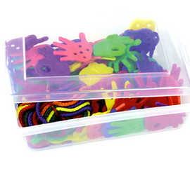 main-plastique-culture-club-2000-trou-e-lacer-bo-te-plastique-contenant-72-mains-6-lacets-coloris-assortis