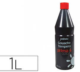 gouache-pabao-primacolor-liqui-de-inodore-onctueuse-application-facile-coloris-noir-flacon-1000ml