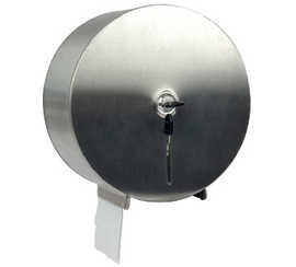 distributeur-papier-toilette-q-connect-acier-inoxydable-fermeture-serrure-2-clefs-115x254x265mm