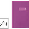 PROTÈGE-CAHIER ELBA SCHOOL LIFE 24X32CM OPAQUE COLORIS VIOLET