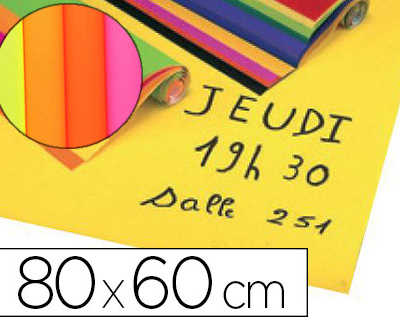 papier-affiche-maildor-90g-80x-60cm-coloris-assortis-fluo-rouleau-10f