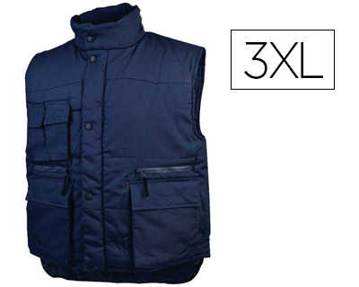 gilet-deltaplus-sierra-polyester-coton-matelass-7-poches-coloris-bleu-marine-taille-3xl
