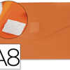 POCHETTE ENVELOPPE LIDERPAPEL POLYPROPYLENE 180 MICRONS A8 74X52MM 50F FERMETURE BOUTON RASISTANT TRANSPARENT ORANGE POCHETTE ENVELOPPE LIDERPAPEL POLYPROPYLENE 180 MICRONS A8 74X52MM 50F FERMETURE BOUTON RASISTANT TRANSPARENT ORANGE