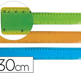 regle-liderpapel-30cm-gamme-sc-olaire-incassable-plastique-flexible-transparent-coloris-assortis