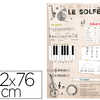 POSTER BOUCHUT GRANDRÉMY SOLFÈGE 52X76CM 150G PELLICULÉ EFFAÇABLE À SEC