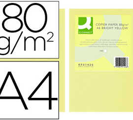 papier-couleur-q-connect-multi-fonction-a4-80g-m2-unicolore-champagne-ramette-500-feuilles