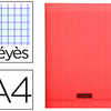 CAHIER PIQUA CLAIREFONTAINE CO UVERTURE POLYPROPYLENE TRANSPARENTE A4 21X29,7CM 96 PAGES 90G SAYES COLORIS ROUGE CAHIER PIQUA CLAIREFONTAINE CO UVERTURE POLYPROPYLENE TRANSPARENTE A4 21X29,7CM 96 PAGES 90G SAYES COLORIS ROUGE