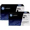 HP Pack 2 toners noirs HP 05A LaserJet HP Pack 2 toners noirs HP 05A LaserJet