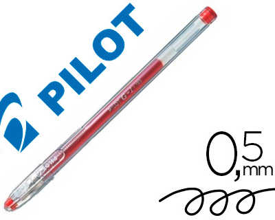 roller-pilot-g1-gel-grip-caout-chouc-bille-carbure-de-tungstene-pointe-fine-encre-gel-rouge