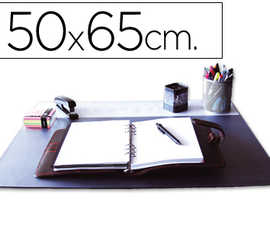 sous-main-q-connect-simple-pvc-rabat-transparent-antistatique-anti-reflet-antidarapant-50x65cm-coloris-noir