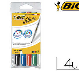 marqueur-bic-velleda-1741-effa-cable-pointe-ogive-traca-2mm-encre-catone-format-stylo-grande-longavita-pochette-4-unitas