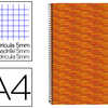 CAHIER SPIRALE LIDERPAPEL MULT ILIDER A4 210X297MM QUADRILLAGE 5MM 80G/M2 140F MICRO-PERFORÉ 4 TROUS COIL-LOCK ORANGE CAHIER SPIRALE LIDERPAPEL MULT ILIDER A4 210X297MM QUADRILLAGE 5MM 80G/M2 140F MICRO-PERFORÉ 4 TROUS COIL-LOCK ORANGE