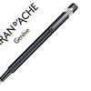 STYLO-PLUME CARAN D'ACHE 840 POP LINE PLUME MOYENNE CORPS ALUMINIUM COLORIS NOIR AVEC ÉTUI STYLO-PLUME CARAN D'ACHE 840 POP LINE PLUME MOYENNE CORPS ALUMINIUM COLORIS NOIR AVEC ÉTUI