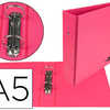 CLASSEUR LIDERPAPEL 2 ANNEAUX RONDS 40MM A5 CARTON REMBORDA PVC COLORIS FUCHSIA CLASSEUR LIDERPAPEL 2 ANNEAUX RONDS 40MM A5 CARTON REMBORDA PVC COLORIS FUCHSIA