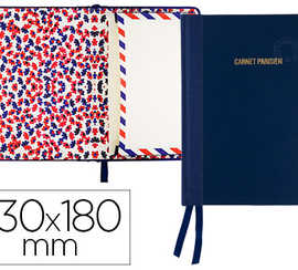 carnet-piqu-carpentras-notebook-parisien-13x18cm-48-pages-lign-coloris-marine