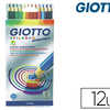CRAYON COULEUR GIOTTO STILNOVO AQUARELLABLE HEXAGONAL 6.8MM MINE 3.3MM COLORIS VIFS INTENSES ATUI 12 UNITAS CRAYON COULEUR GIOTTO STILNOVO AQUARELLABLE HEXAGONAL 6.8MM MINE 3.3MM COLORIS VIFS INTENSES ATUI 12 UNITAS