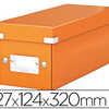 BOÎTE RANGEMENT LEITZ CLICK&STORE WOW PLIABLE L127XH124XP320MM SURFACE LAMINÉE PORTE-ÉTIQUETTE COLORIS ORANGE BOÎTE RANGEMENT LEITZ CLICK&STORE WOW PLIABLE L127XH124XP320MM SURFACE LAMINÉE PORTE-ÉTIQUETTE COLORIS ORANGE