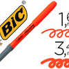 SURLIGNEUR BIC GRIP CAOUTCHOUC POINTE BISEAUTÉE COLORIS ORANGE SURLIGNEUR BIC GRIP CAOUTCHOUC POINTE BISEAUTÉE COLORIS ORANGE