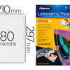 POCHETTE PLASTIFICATION FELLOW ES ACHAUD POLYESTER TRANSPARENT RASISTANT EAU FORMAT A4 80 MICRONS DOS ADHASIF BOÎTE 100 POCHETTE PLASTIFICATION FELLOW ES ACHAUD POLYESTER TRANSPARENT RASISTANT EAU FORMAT A4 80 MICRONS DOS ADHASIF BOÎTE 100