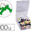 PUNAISE Q-CONNECT APINGLE MAMO COLORIS VERT BOÎTE 100 UNITAS PUNAISE Q-CONNECT APINGLE MAMO COLORIS VERT BOÎTE 100 UNITAS