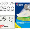ATIQUETTE ADHASIVE APLI AGIPA MULTI-USAGE 105X37MM COINS DROITS BOÎTE 8000 UNITAS 500 FEUILLES ATIQUETTE ADHASIVE APLI AGIPA MULTI-USAGE 105X37MM COINS DROITS BOÎTE 8000 UNITAS 500 FEUILLES