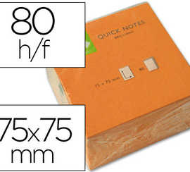 bloc-notes-q-connect-quick-not-es-couleurs-naon-75x75mm-80f-repositionnables-coloris-orange-vif