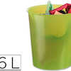 CORBEILLE APAPIER Q-CONNECT P LASTIQUE RASISTANT 16L 310X290MM COLORIS VERT TRANSLUCIDE CORBEILLE APAPIER Q-CONNECT P LASTIQUE RASISTANT 16L 310X290MM COLORIS VERT TRANSLUCIDE