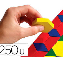 jeu-de-construction-mosa-ques-250-pieces-gaomatriques-en-bois-apaisseur-1cm-6-formes-6-coloris-diffarents-seau-anse