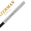 STYLO-PLUME WATERMAN HAMISPHER E DELUXE CRACKED CT POINTE MOYENNE