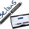 STYLO-BILLE BELIUS COSENZA CAP UCHON LAQUA CLIP DATAILS CHROMAS CORPS NOIR FORMES ENTRELACAES ENCRE BLEUE POINTE 1MM STYLO-BILLE BELIUS COSENZA CAP UCHON LAQUA CLIP DATAILS CHROMAS CORPS NOIR FORMES ENTRELACAES ENCRE BLEUE POINTE 1MM