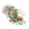 PERLE FORME CYLINDRE OPAQUE COLORIS ASSORTIS BOCAL 500G PERLE FORME CYLINDRE OPAQUE COLORIS ASSORTIS BOCAL 500G