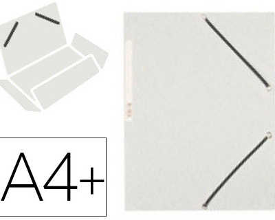 chemise-q-connect-carte-lustra-e-375g-pour-documents-a4-320x243mm-3-rabats-coloris-blanc