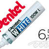 MARQUEUR PENTEL PEINTURE POINT E BISEAUTAE LARGE TRAIT 6.5MM INDALABILE OPAQUE TOUS USAGES TOUS MATARIAUX COLORIS BLANC MARQUEUR PENTEL PEINTURE POINT E BISEAUTAE LARGE TRAIT 6.5MM INDALABILE OPAQUE TOUS USAGES TOUS MATARIAUX COLORIS BLANC