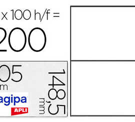 atiquette-adhasive-apli-agipa-multi-usage-210x148-5mm-toute-imprimante-bo-te-200-unitas