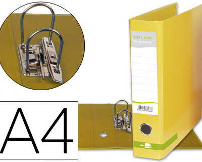 classeur-levier-liderpapel-a4-color-system-carton-rembord-1-9mm-compresseur-m-tallique-dos-80mm-bo-te-jaune