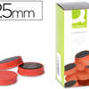 AIMANT Q-CONNECT DIAMETRE 25MM AFFICHAGE SIGNALISATION TOUTES SURFACES MATALLIQUES COLORIS ROUGE BOÎTE 10 UNITAS AIMANT Q-CONNECT DIAMETRE 25MM AFFICHAGE SIGNALISATION TOUTES SURFACES MATALLIQUES COLORIS ROUGE BOÎTE 10 UNITAS